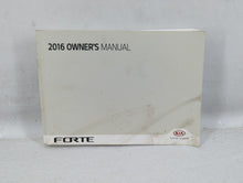 2016 Kia Forte Owners Manual Book Guide P/N:GA70-EU55C OEM Used Auto Parts