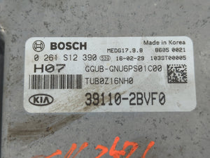 2016-2017 Kia Rio PCM Engine Control Computer ECU ECM PCU OEM P/N:39110-2BVF0 39114-2BVD0 Fits Fits 2016 2017 OEM Used Auto Parts