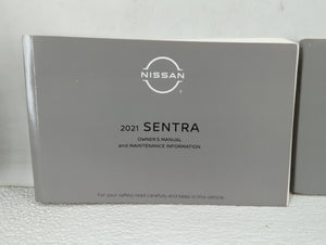 2021 Nissan Sentra Owners Manual Book Guide P/N:0M21EM 0B18U0 OEM Used Auto Parts