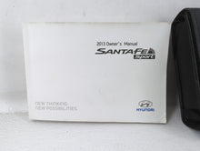 2013 Hyundai Santa Fe Owners Manual Book Guide P/N:A2W0-EU27A OEM Used Auto Parts