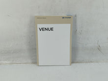 2020 Hyundai Venue Owners Manual Book Guide P/N:KSN0-EU9ND OEM Used Auto Parts