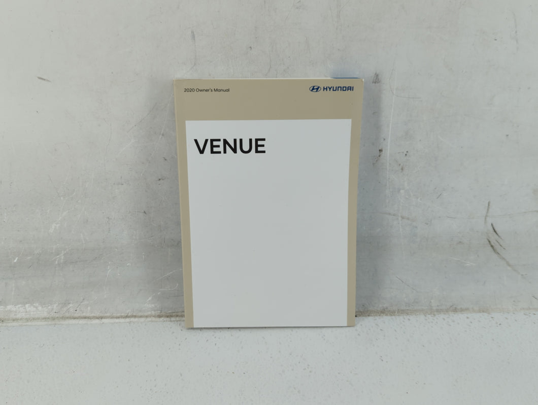 2020 Hyundai Venue Owners Manual Book Guide P/N:KSN0-EU9ND OEM Used Auto Parts