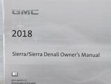 2018 Dodge Sierra Owners Manual Book Guide P/N:84016542 B OEM Used Auto Parts