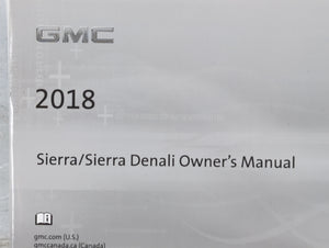 2018 Dodge Sierra Owners Manual Book Guide P/N:84016542 B OEM Used Auto Parts