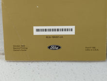 2006 Ford F-150 Owners Manual Book Guide P/N:6L3J-19A321-LA OEM Used Auto Parts