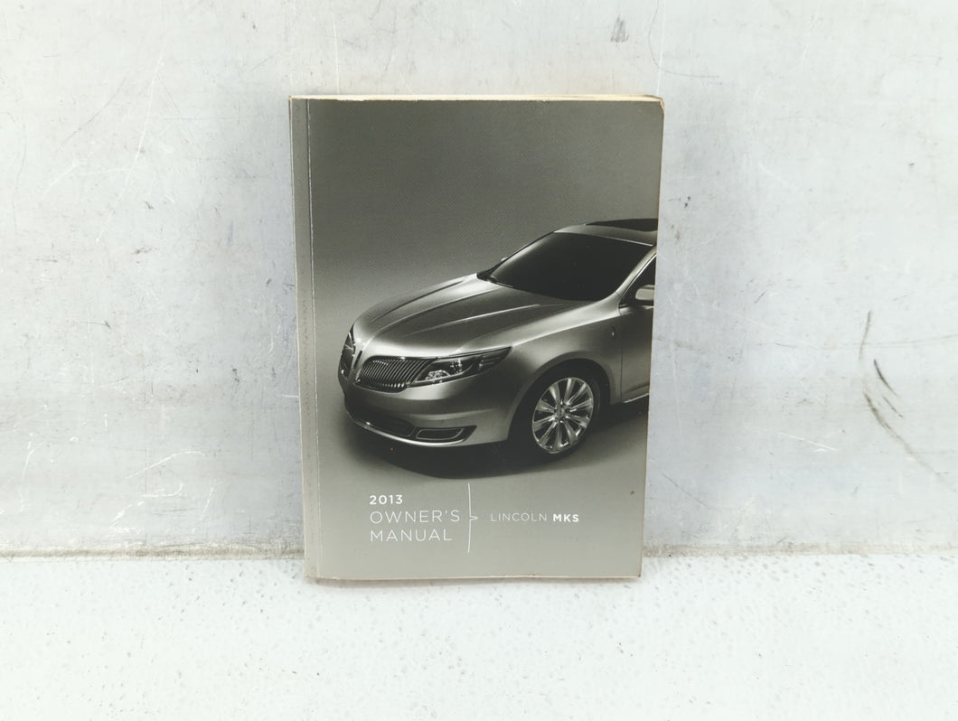 2013 Lincoln Mks Owners Manual Book Guide P/N:DA5J-19A321-AA OEM Used Auto Parts