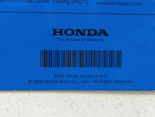 2010 Honda Accord Owners Manual Book Guide OEM Used Auto Parts