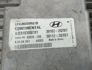 2018-2019 Hyundai Sonata PCM Engine Control Computer ECU ECM PCU OEM P/N:39102-2GTE7 39112-2GTE5, 39102-2GTE5 Fits Fits 2018 2019 OEM Used Auto Parts