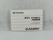 2001 Toyota Camry Owners Manual Book Guide P/N:01999-33528 OEM Used Auto Parts