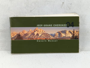 2004 Jeep Grand Cherokee Owners Manual Book Guide P/N:81-326-0454 OEM Used Auto Parts