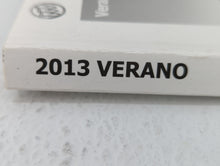 2013 Buick Verano Owners Manual Book Guide P/N:22744468 B OEM Used Auto Parts