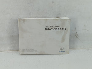 2017 Hyundai Elantra Owners Manual Book Guide P/N:HF20-EU63F OEM Used Auto Parts