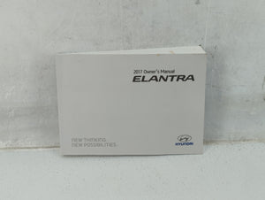 2017 Hyundai Elantra Owners Manual Book Guide P/N:HF30-EU67G OEM Used Auto Parts