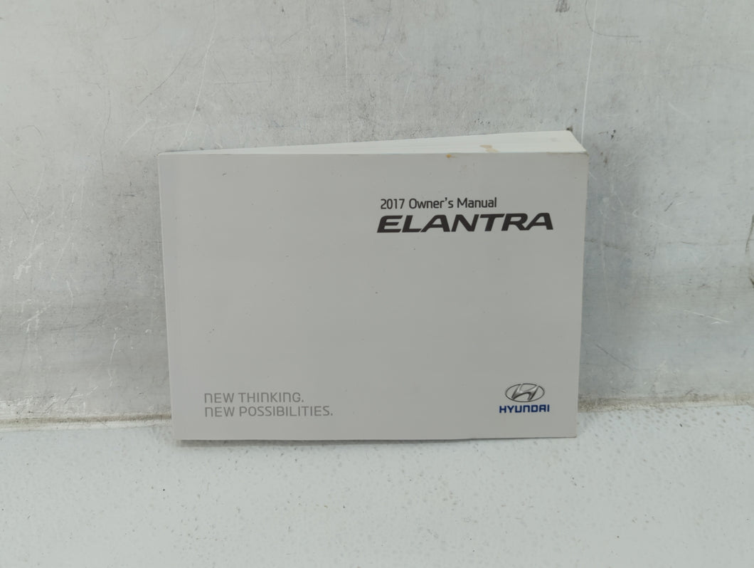 2017 Hyundai Elantra Owners Manual Book Guide P/N:HF30-EU67G OEM Used Auto Parts