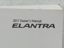 2017 Hyundai Elantra Owners Manual Book Guide P/N:HF30-EU67G OEM Used Auto Parts