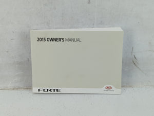 2015 Kia Forte Owners Manual Book Guide P/N:FA70-EU4NJ OEM Used Auto Parts