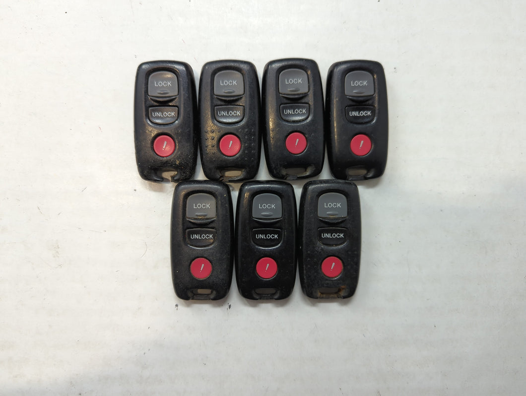 Lot of 7 Mazda Keyless Entry Remote Fob KPU41777 | KPU41048 | KPU41794