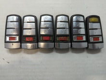 Lot of 6 Volkswagen Keyless Entry Remote Fob NBG009066T MIXED PART