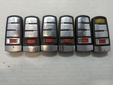 Lot of 6 Volkswagen Keyless Entry Remote Fob NBG009066T MIXED PART