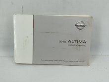 2010 Nissan Altima Owners Manual Book Guide P/N:OM0E 0L32U2 OEM Used Auto Parts