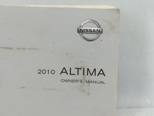 2010 Nissan Altima Owners Manual Book Guide P/N:OM0E 0L32U2 OEM Used Auto Parts