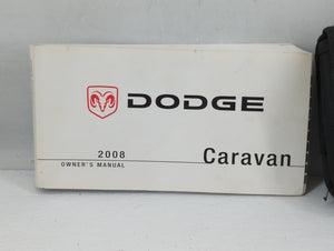 2008 Dodge Caravan Owners Manual Book Guide P/N:81-226-0819 OEM Used Auto Parts