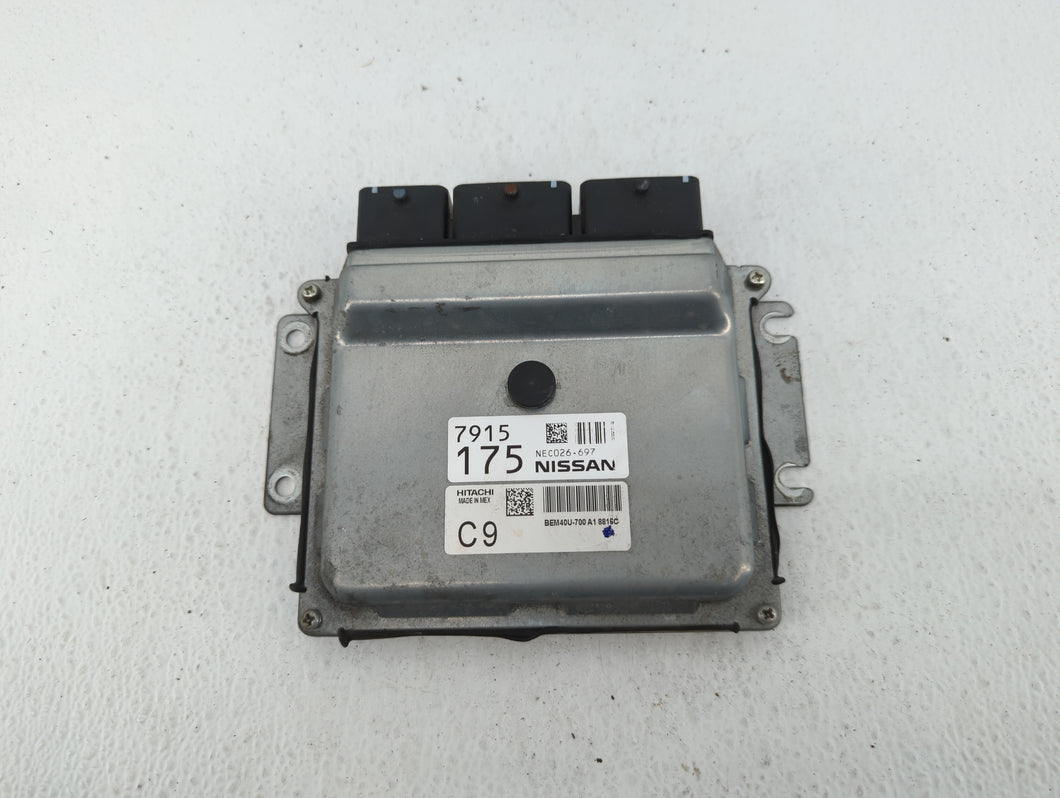 2018-2019 Nissan Sentra PCM Engine Control Computer ECU ECM PCU OEM P/N:NEC026-697 NEC982-012 Fits Fits 2018 2019 OEM Used Auto Parts