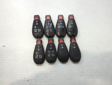 Lot of 8 Aftermarket Dodge/chrysler/jeep/ram Keyless Entry Remote Fob