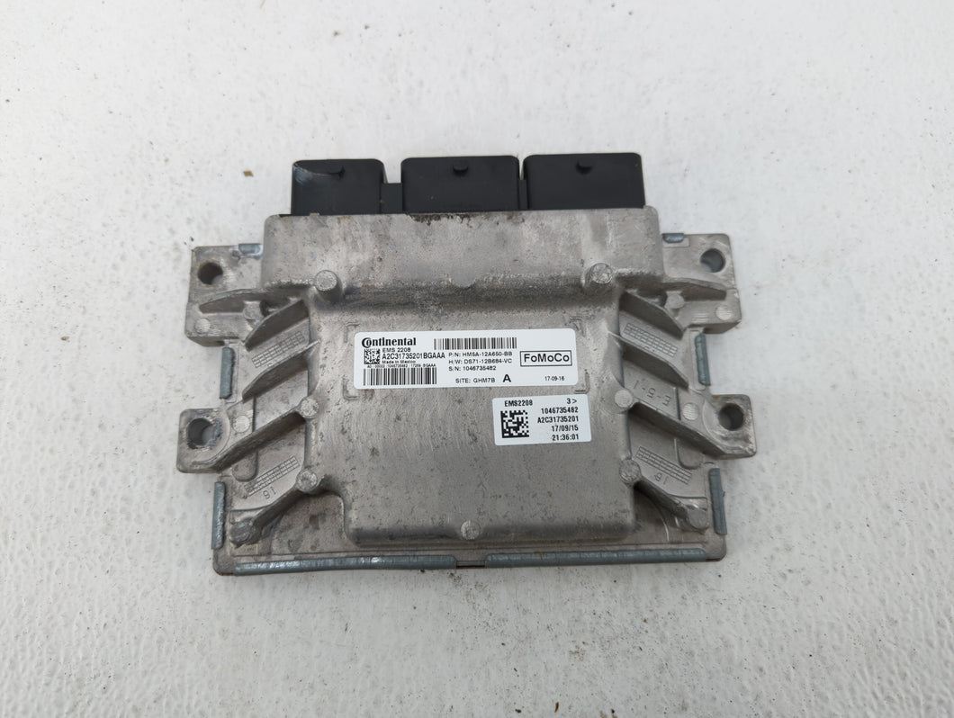 2017-2020 Ford Fusion PCM Engine Control Computer ECU ECM PCU OEM P/N:HM5A-12A650-BB DS71-12B684-VC Fits OEM Used Auto Parts