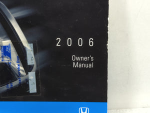 2006 Honda Civic Owners Manual Book Guide P/N:00X31-SNA-6013 OEM Used Auto Parts