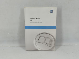 2015 Volkswagen Jetta Owners Manual Book Guide P/N:1525U1JT623 OEM Used Auto Parts