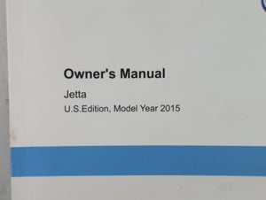 2015 Volkswagen Jetta Owners Manual Book Guide P/N:1525U1JT623 OEM Used Auto Parts