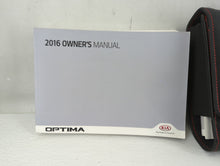 2016 Kia Optima Owners Manual Book Guide P/N:GDG-EU5OA OEM Used Auto Parts