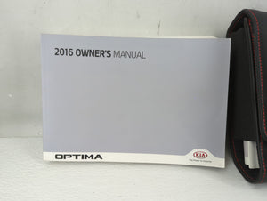 2016 Kia Optima Owners Manual Book Guide P/N:GDG-EU5OA OEM Used Auto Parts