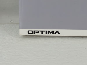 2016 Kia Optima Owners Manual Book Guide P/N:GDG-EU5OA OEM Used Auto Parts