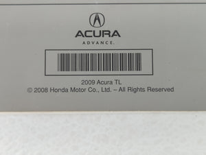2009 Acura Tl Owners Manual Book Guide P/N:31TK4600 00X31-TK4-6001 OEM Used Auto Parts