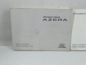 2016 Hyundai Azera Owners Manual Book Guide P/N:G3V0-EU56A OEM Used Auto Parts