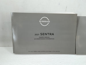 2021 Nissan Sentra Owners Manual Book Guide P/N:OM21EM 0B18U2 OEM Used Auto Parts