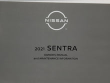 2021 Nissan Sentra Owners Manual Book Guide P/N:OM21EM 0B18U2 OEM Used Auto Parts