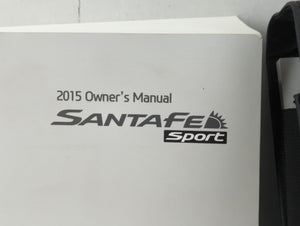 2015 Hyundai Santa Fe Owners Manual Book Guide P/N:F2W0-EU49B OEM Used Auto Parts