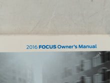 2016 Ford Focus Owners Manual Book Guide P/N:GM5J 19A321 AA OEM Used Auto Parts