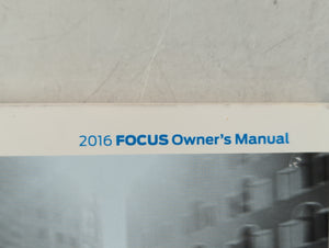 2016 Ford Focus Owners Manual Book Guide P/N:GM5J 19A321 AA OEM Used Auto Parts