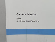 2014 Volkswagen Jetta Owners Manual Book Guide P/N:1425U1JT623 OEM Used Auto Parts