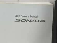 2013 Hyundai Sonata Owners Manual Book Guide P/N:A3S0-EU23A OEM Used Auto Parts