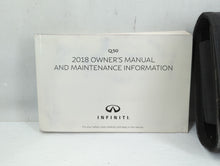 2018 Infiniti Q50 Owners Manual Book Guide P/N:OM18E0 0V37U0 OEM Used Auto Parts