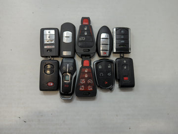 Lot of 10 Aftermarket Keyless Entry Remote Fob MIXED FCC IDS MIXED PART - Oemusedautoparts1.com