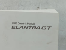 2016 Hyundai Elantra Gt Owners Manual Book Guide P/N:GA50-EU58F OEM Used Auto Parts