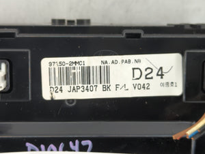 2013-2016 Hyundai Genesis Climate Control Module Temperature AC/Heater Replacement P/N:97250-2MMC1 Fits Fits 2013 2014 2015 2016 OEM Used Auto Parts