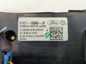 2015-2018 Ford Focus Climate Control Module Temperature AC/Heater Replacement P/N:F1ET-19980-JE Fits Fits 2015 2016 2017 2018 OEM Used Auto Parts