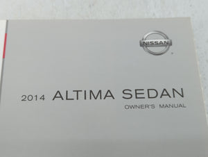 2014 Nissan Altima Owners Manual Book Guide P/N:OM14EW 0L33U1 OEM Used Auto Parts